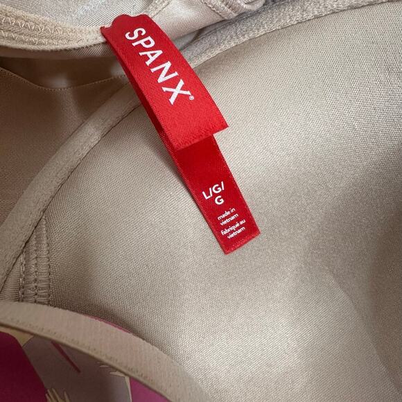 NWT Spanx Suit Your Fancy Strapless Cup Bodysuit Women's Beige Size Large - Picture 7 of 7